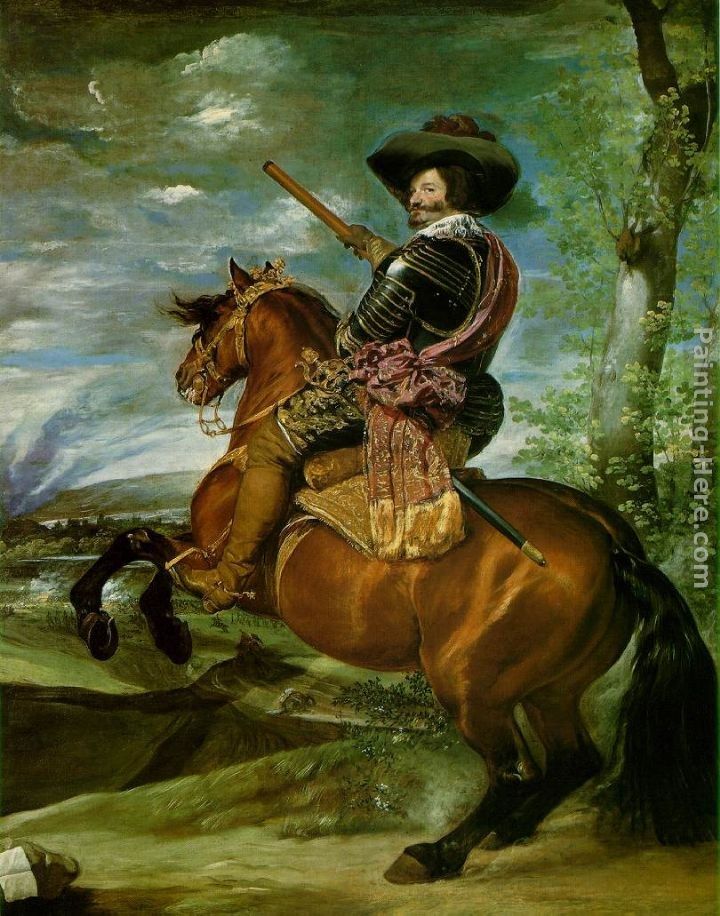 Diego Rodriguez de Silva Velazquez The Count-Duke of Olivares on Horseback